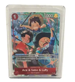 🔥 One Piece TCG - Ace & Sabo & Luffy OP13-007 - Goa Kingdom - NM 🔥 - Image 1