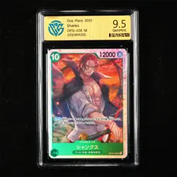 CCG 9.5 GemMint 2025 One Piece JPN Shanks OP13-028 SR - Image 1