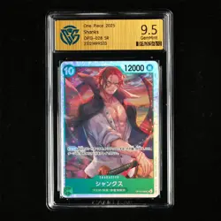 CCG 9.5 GemMint 2025 One Piece JPN Shanks OP13-028 SR - Image 2