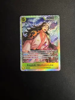 Kouzuki Momonosuke - One Piece CCG - OP06-107 SR - Wings Of The Captain NM - Image 1