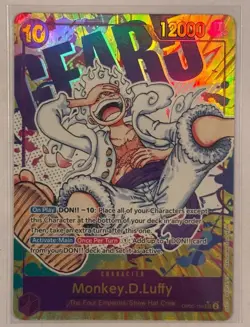 One Piece TCG OP05-119 Monkey D. Luffy Gear 5 Parallel SEC Alt Art English (b) - Image 1