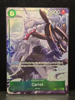 Carrot EB04-013 SR Alternate Art - One Piece TCG OP14 The Azure Sea’s Seven - Image 1