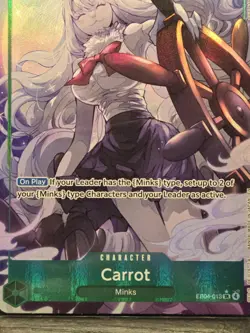 Carrot EB04-013 SR Alternate Art - One Piece TCG OP14 The Azure Sea’s Seven - Image 4