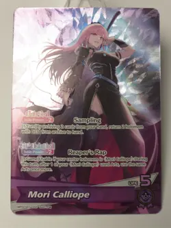 hololive Official Card Game EN - Mori Calliope (OSR) FOIL hBP02-007 NM - Image 1