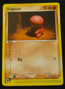 Trapinch 78/97 EX Dragon Genuine Pokemon Card LP - Image 1