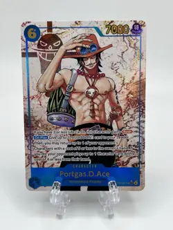 Portgas D. Ace OP13-119 SEC Carrying on His Will -ONE PIECE Card Game English NM - Image 1