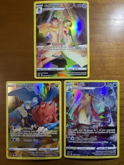 Pokemon Card Lot Milotic 2 Gardevoir 5 Druddigon 9 Illistration Silver Tempest - Image 2