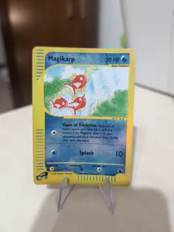 Pokemon TCG Magikarp 75/144 Reverse Holo Foil Skyridge Pokemon Card Exc - - Image 1