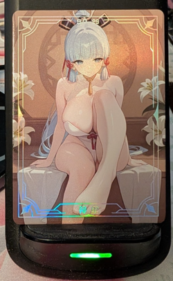 Ayaka Genshin Impact ZX-29 Under Nightgown Goddess Story Anime Waifu Card - Image 1