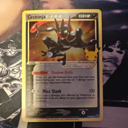 Greninja Gold Star SWSH144 Promo Celebrations Near Mint Minus Pokemon Card TCG - Image 3