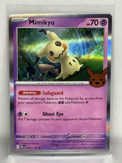 POKEMON Holo Card - Mimikyu 097/193 Rare - Halloween Trick or Trade 2023 NM - Image 3