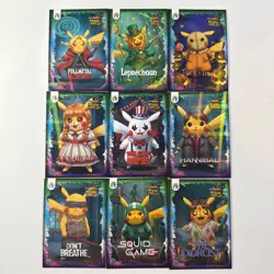 Pokemon Pikachu Cosplay FE Holiday Box Hits. Non Tcg Fan Art Cards. Lot# (18) - Image 1