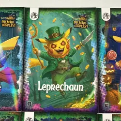 Pokemon Pikachu Cosplay FE Holiday Box Hits. Non Tcg Fan Art Cards. Lot# (18) - Image 3