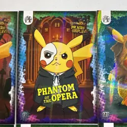 Pokemon Pikachu Cosplay FE Holiday Box Hits. Non Tcg Fan Art Cards. Lot# (22) - Image 3