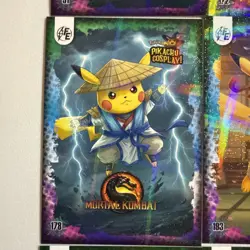 Pokemon Pikachu Cosplay FE Holiday Box Hits. Non Tcg Fan Art Cards. Lot (23) - Image 5