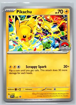 Pikachu - (World Championship 2025) - SVP SV: Scarlet & Violet Promo Cards #225 - Image 1