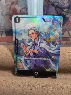 Tsuru (Full Art Holo) OP02-106 UC ONE PIECE Card The Best PRB-01 Japanese NM - Image 1