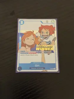 Girl (OP14 Release Event Winner) P-096 One Piece Promotion Cards Foil - Image 1
