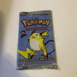 1999 Vintage TCG Pokemon Card Base Set Booster 2 Pack WOTC (Very Good condition) - Image 1