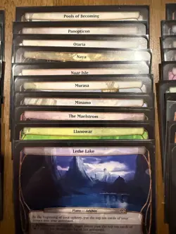 MTG Planechase 2009 Complete Set of 40 Oversized Plane Cards - Image 4