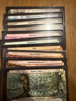 MTG Planechase 2009 Complete Set of 40 Oversized Plane Cards - Image 5