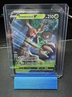 Pokemon Trevenant V Evolving Skies 013/203 Full Art Holo Rare TCG Card 2021 - Image 1