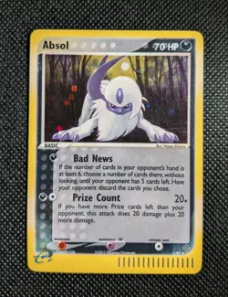 Pokemon TCG Absol EX 1/97 Holo 2003 Dragon Holo Rare Vintage Card - Image 1