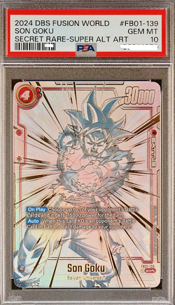Dragon Ball Super Card Game FB01-139 SCR Alt Art English PSA10 - Image 1