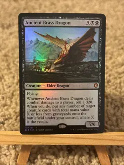 Ancient Brass Dragon Prerelease Cards Foil - Image 1