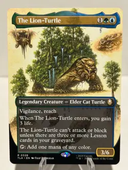 The Lion-Turtle (Borderless) 328 R Avatar: The Last Airbender NM MTG - Image 1
