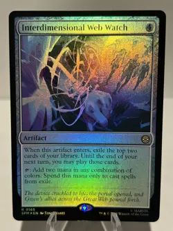 Interdimensional Web Watch 165 R Marvel's Spider-Man FOIL NM MTG - Image 1