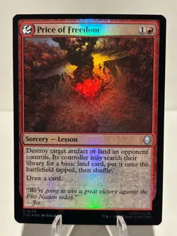 Price of Freedom 149 U Avatar: The Last Airbender FOIL NM MTG - Image 1