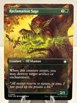 Reclamation Sage (Borderless) 340 U Foundations NM MTG - Image 1