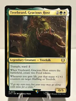 Treebeard, Gracious Host 73 R Commander: The Lord of the Rings NM MTG - Image 1
