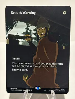 Scout's Warning (Borderless) 6 M Avatar: The Last Airbender Eternal-Legal NM MTG - Image 1