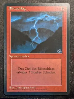Lightning Bolt (German) - FBB Foreign Black Border (MTG) - Image 1