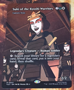 1x Suki of the Kyoshi Warriors - Captain Sisay (Borderless) (NM/M) - Image 1