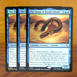 3x The Unagi of Kyoshi Island - Prerelease Foil Promo - Avatar TLA MTG - Image 1