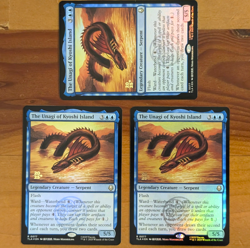 3x The Unagi of Kyoshi Island - Prerelease Foil Promo - Avatar TLA MTG - Image 2