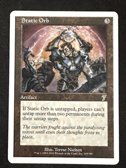 Static Orb 7th Seventh Edition Magic the Gathering MTG - Image 1