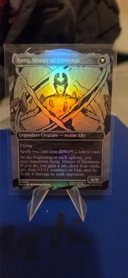 Avatar Aang (Borderless Foil) 0308 - Avatar: The Last Airbender TLA - MTG - NM/M - Image 1