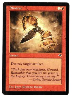 Shatter - 1997 Tempest MTG Red Common Instant LP - Image 1