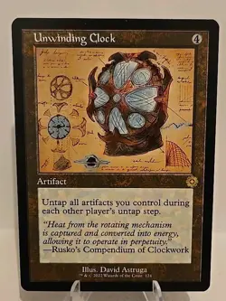 Unwinding Clock (Schematic) MTG The Brothers' War: Retro Frame Artifacts Regular - Image 1