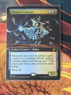 Pinnacle Emissary (Extended Art) [Edge of Eternities] Foil Near Mint - Image 2