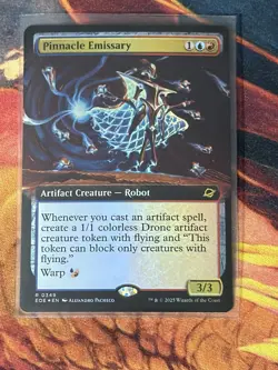 Pinnacle Emissary (Extended Art) [Edge of Eternities] Foil Near Mint - Image 3