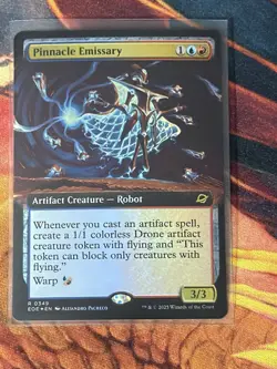Pinnacle Emissary (Extended Art) [Edge of Eternities] Foil Near Mint - Image 4