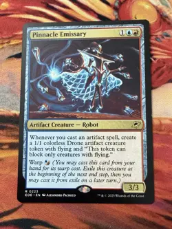 Edge Of Eternity - Pinnacle Emissary - Rare - Artifact Creature - Eoe 223 - - Image 3