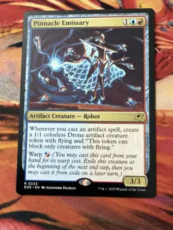 Edge Of Eternity - Pinnacle Emissary - Rare - Artifact Creature - Eoe 223 - - Image 4