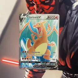 Pokemon Charizard V Full Art 153/172 Brilliant Stars Ultra Rare Holo - Image 1