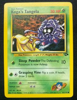 Pokemon TCG Koga's Tangela Gym Challenge 81/132 Regular LP - Image 1